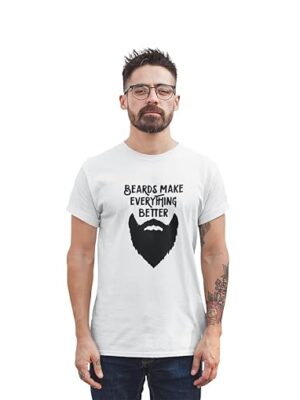 Gamer Printed Peanut Cotton T-Shirt, White